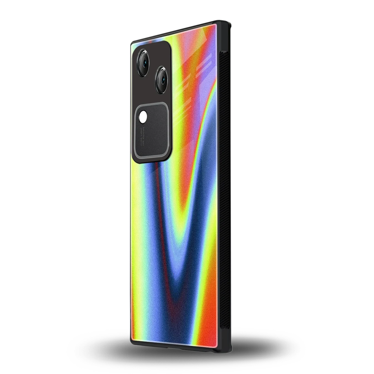 Luminous Aura vivo v30 mobile cover | shockproof glass phone case