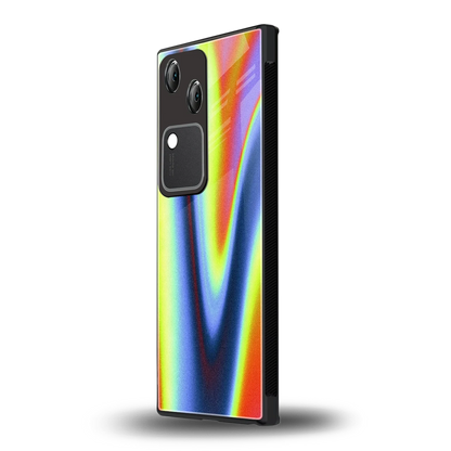 Luminous Aura vivo v30 mobile cover | shockproof glass phone case