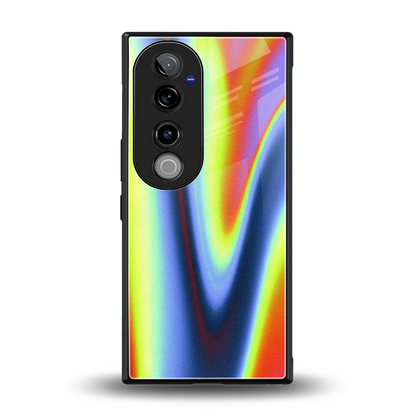 Luminous Aura back phone cover | glass case for vivo v40 pro