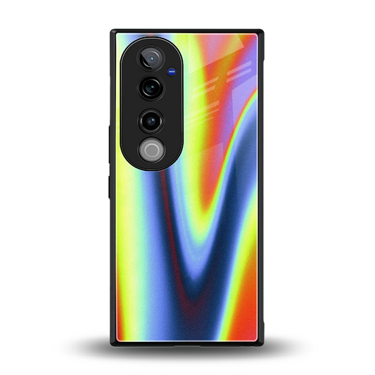 Luminous Aura back phone cover | glass case for vivo v40 pro