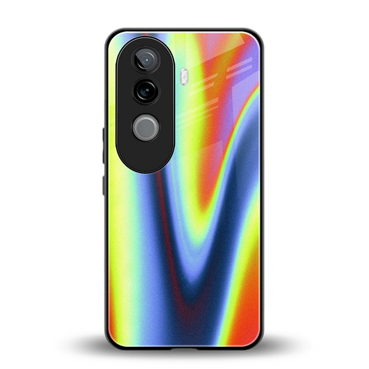 Luminous Aura back phone cover | glass case for vivo v40e