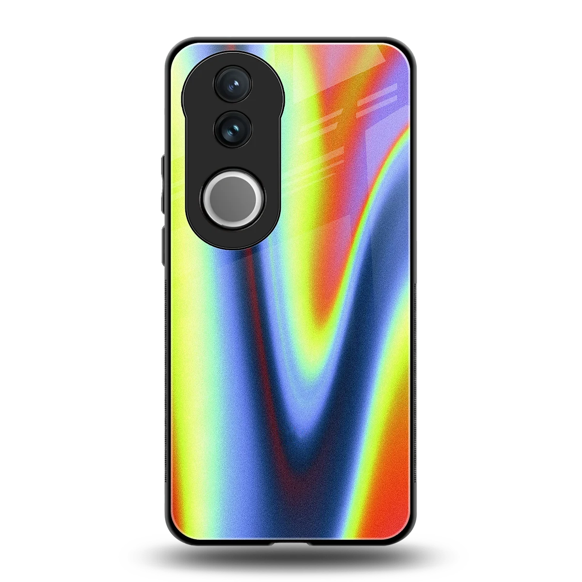 Luminous Aura back phone cover | glass case for vivo v50