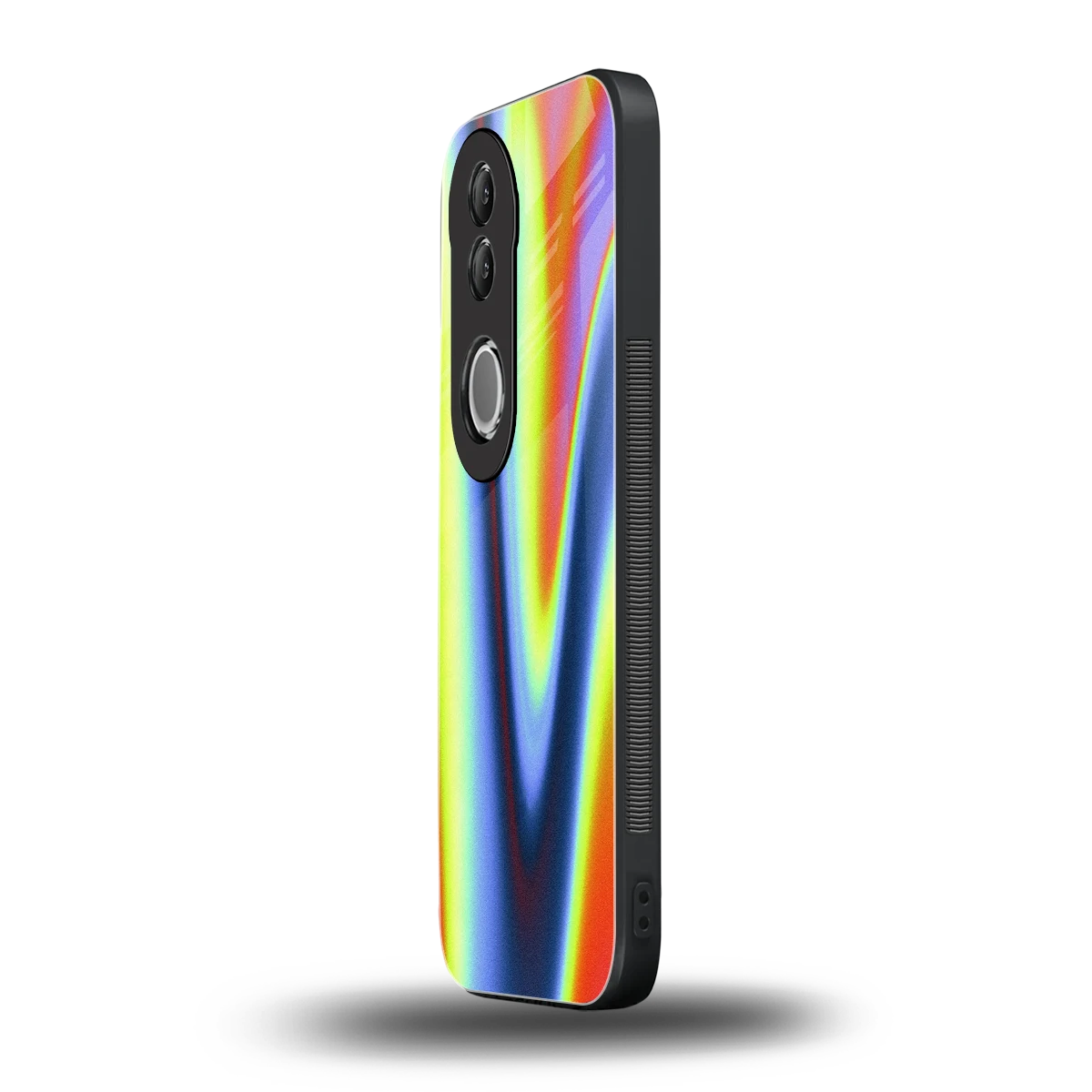 Luminous Aura vivo v50 mobile cover | shockproof glass phone case