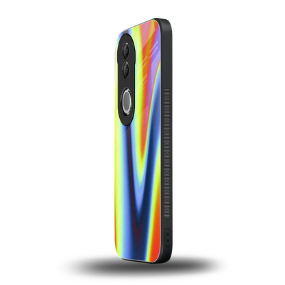 Luminous Aura vivo v50 mobile cover | shockproof glass phone case