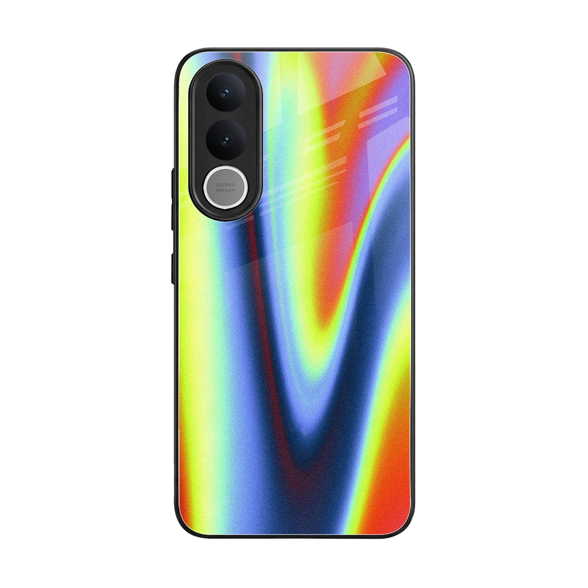 Luminous Aura back phone cover | glass case for vivo v70 fe