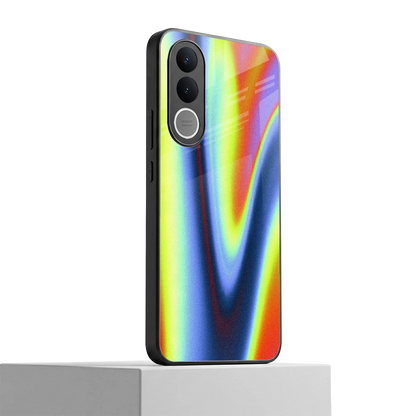Luminous Aura vivo v70 fe mobile cover | shockproof glass phone case