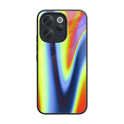 Luminous Aura back phone cover | glass case for vivo v70