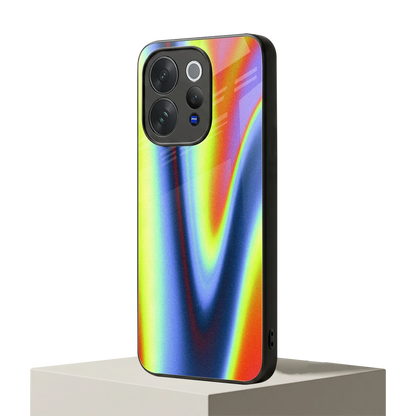 Luminous Aura vivo v70 mobile cover | shockproof glass phone case
