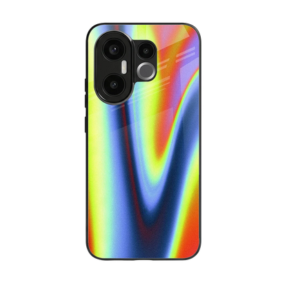 Luminous Aura back phone cover | glass case for vivo x200 fe