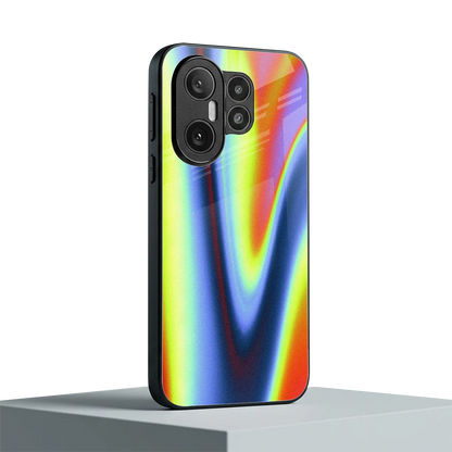 Luminous Aura vivo x200 fe mobile cover | shockproof glass phone case
