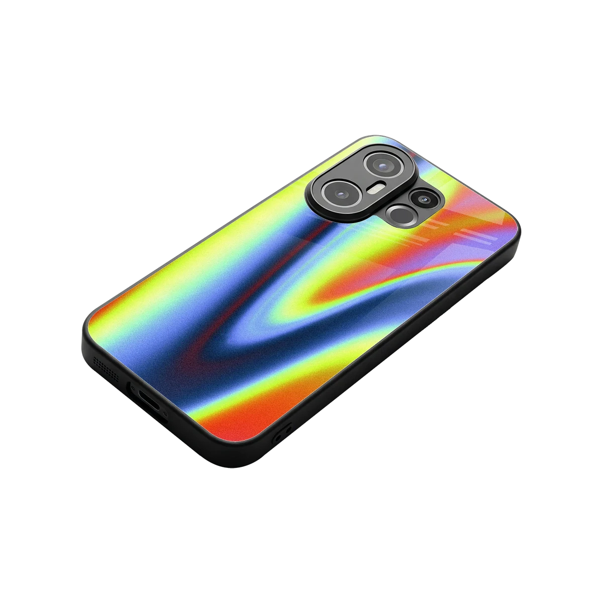 Luminous Aura stylish phone case for vivo x200 fe | glossy glass and slim fit