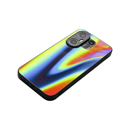 Luminous Aura stylish phone case for vivo x200 fe | glossy glass and slim fit