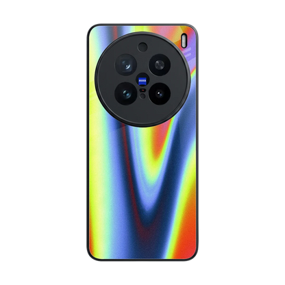 Luminous Aura back phone cover | glass case for vivo x200 pro