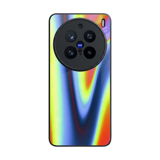 Luminous Aura back phone cover | glass case for vivo x200 pro