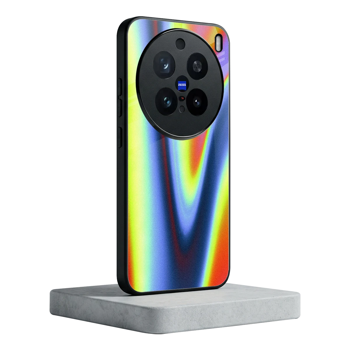 Luminous Aura vivo x200 pro mobile cover | shockproof glass phone case