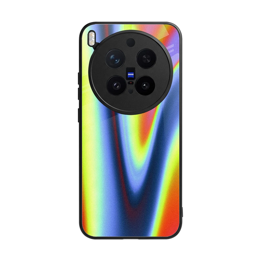 Luminous Aura back phone cover | glass case for vivo x300 pro