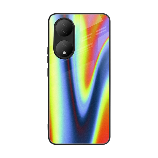 Luminous Aura back phone cover | glass case for Vivo-y100