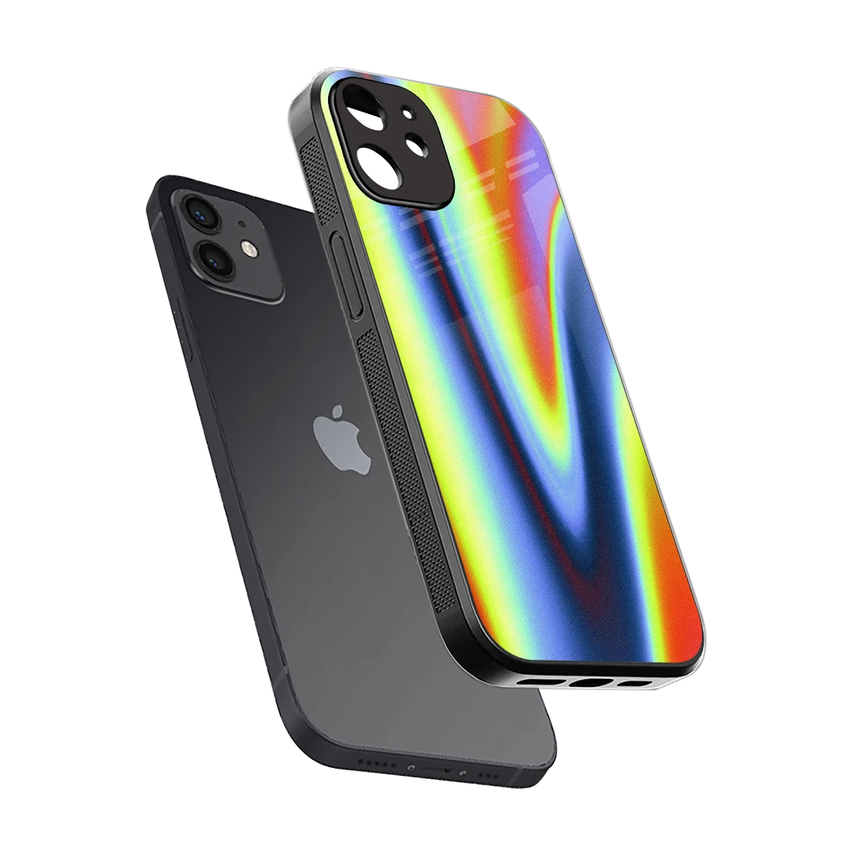 Luminous Aura sleek iphone 11 cover with tempered glass back and TPU edges