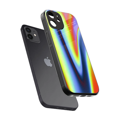 Luminous Aura sleek iphone 11 cover with tempered glass back and TPU edges