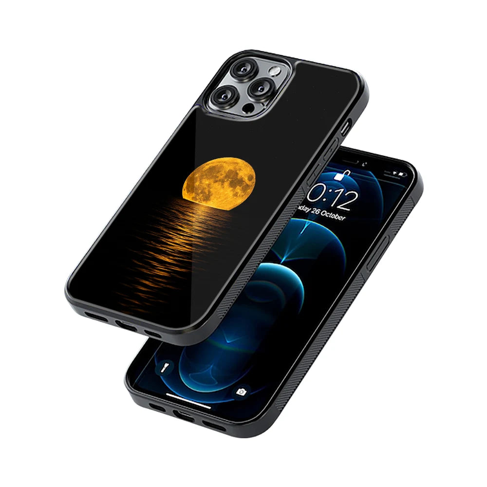 Protective Glass Back Phone Case Compatible with iPhone, Samsung, OnePlus, Pixel & More