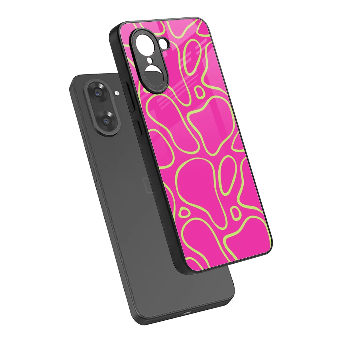 Lush Flow sleek oneplus nord ce5 5g cover with tempered glass back and TPU edges