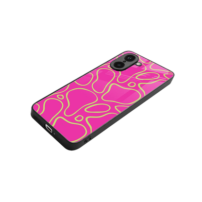 Lush Flow stylish phone case for oneplus nord ce5 5g | glossy glass and slim fit