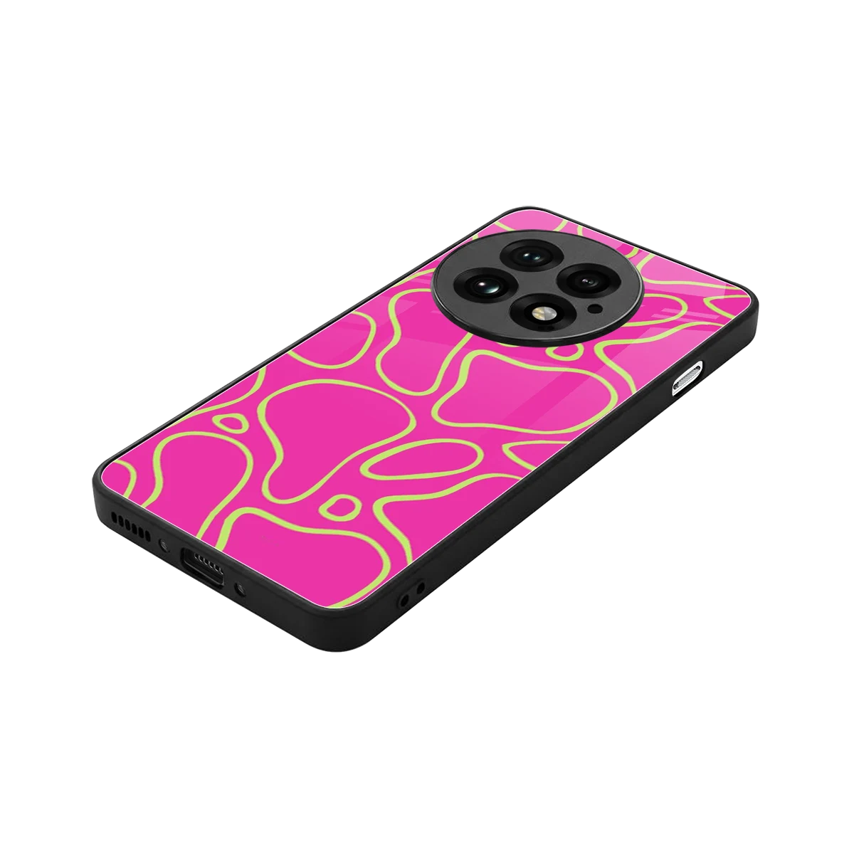 Lush Flow stylish phone case for oneplus 13 | glossy glass and slim fit