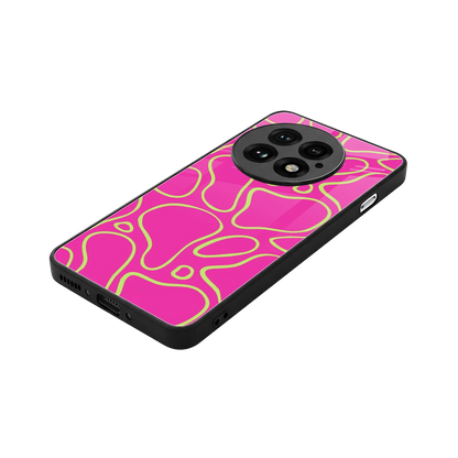 Lush Flow stylish phone case for oneplus 13 | glossy glass and slim fit