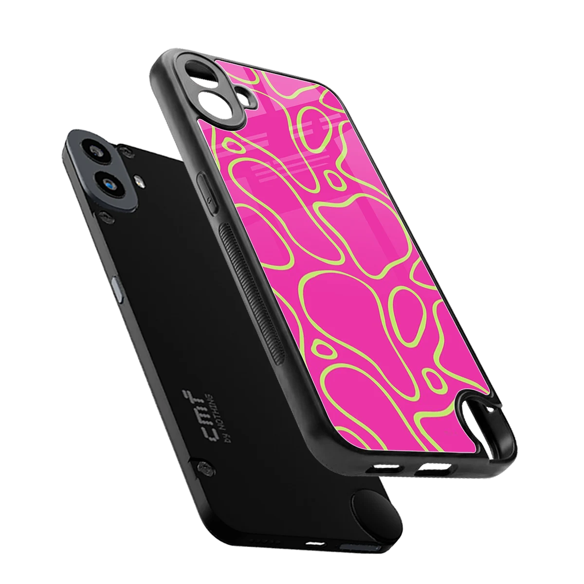Lush Flow sleek cmf nothing phone 1 cover with tempered glass back and TPU edges