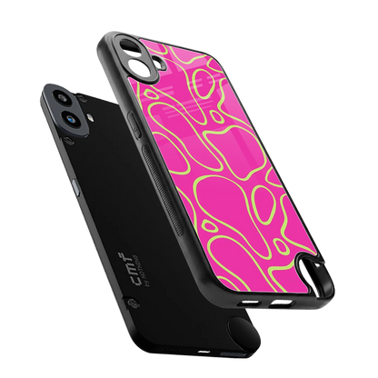 Lush Flow sleek cmf nothing phone 1 cover with tempered glass back and TPU edges