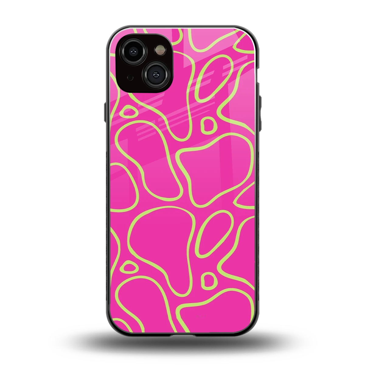 Lush Flow back phone cover | glass case for iphone 14 plus