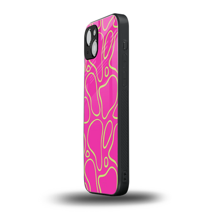 Lush Flow iphone 14 plus mobile cover | shockproof glass phone case