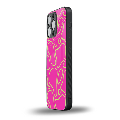 Lush Flow iphone 15 pro max mobile cover | shockproof glass phone case