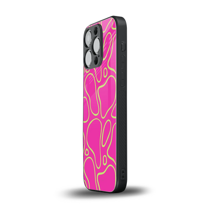 Lush Flow iphone 15 pro mobile cover | shockproof glass phone case