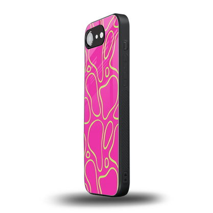 Lush Flow iphone 16e mobile cover | shockproof glass phone case