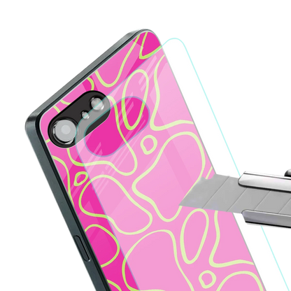 Lush Flow stylish phone case for iphone 16e | glossy glass and slim fit