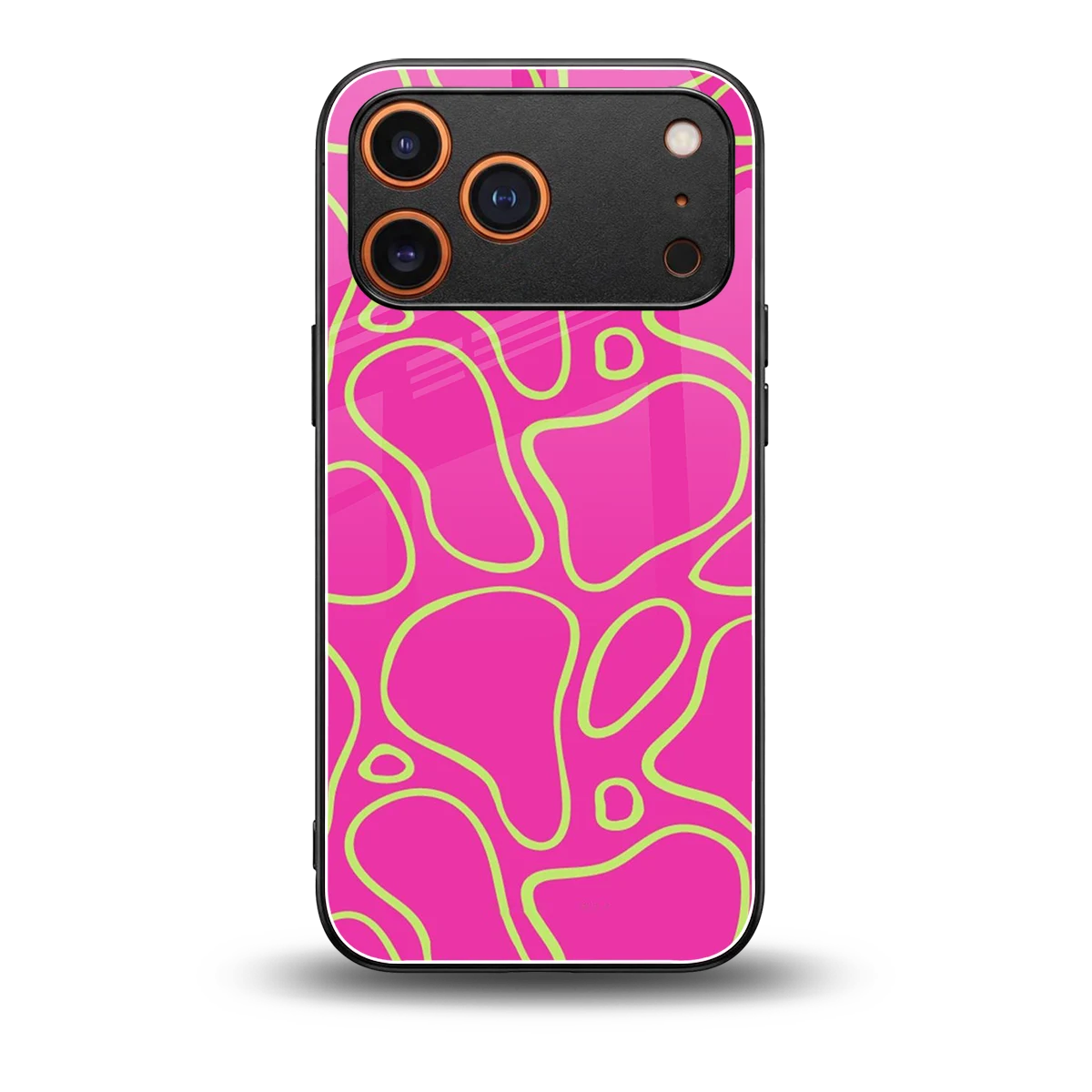 Lush Flow back phone cover | glass case for iphone 17 pro