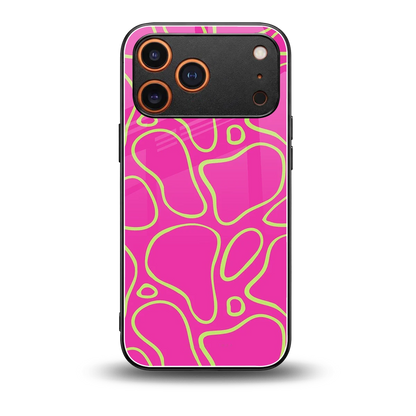 Lush Flow back phone cover | glass case for iphone 17 pro
