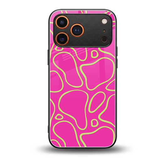 Lush Flow back phone cover | glass case for iphone 17 pro max