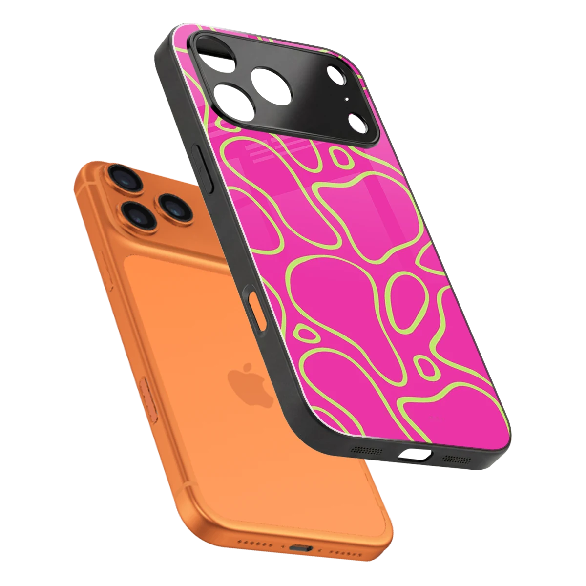 Lush Flow sleek iphone 17 pro max cover with tempered glass back and TPU edges