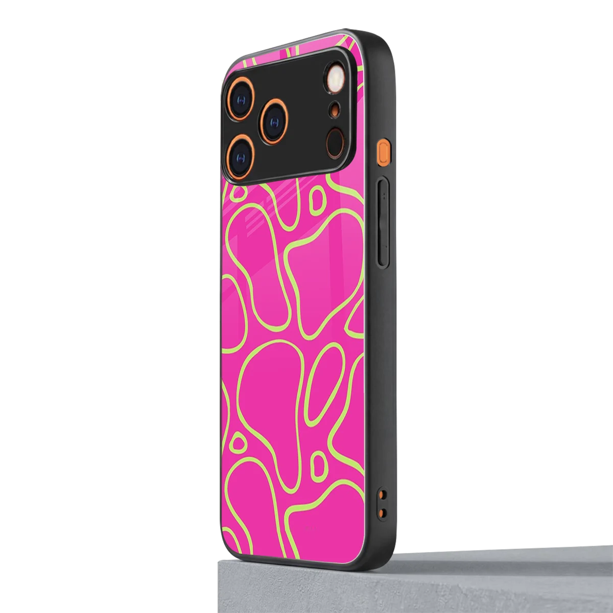 Lush Flow iphone 17 pro mobile cover | shockproof glass phone case