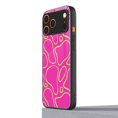 Lush Flow iphone 17 pro mobile cover | shockproof glass phone case