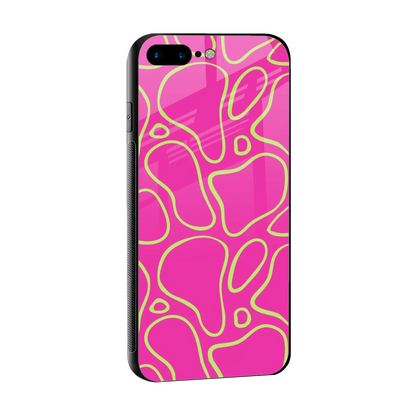 Lush Flow sleek iphone 8 plus cover with tempered glass back and TPU edges