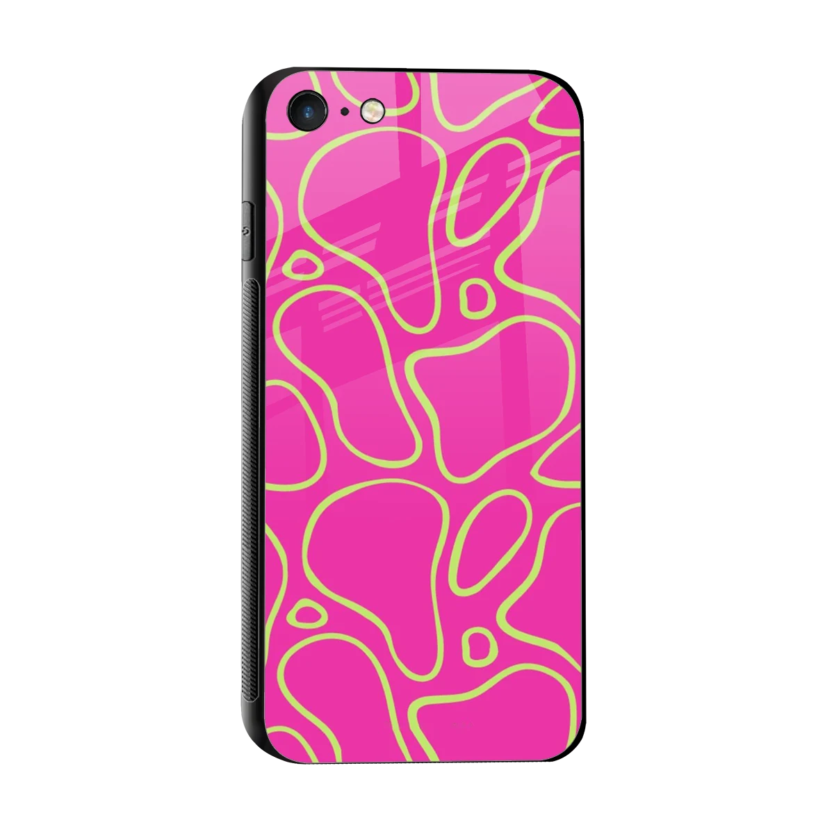 Lush Flow sleek iphone 7 cover with tempered glass back and TPU edges