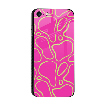 Lush Flow sleek iphone 7 cover with tempered glass back and TPU edges