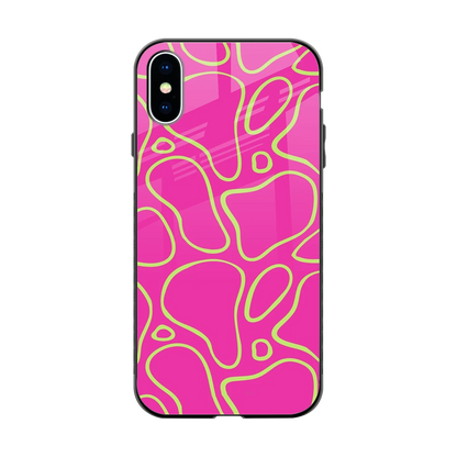 Lush Flow back phone cover | glass case for iphone xs