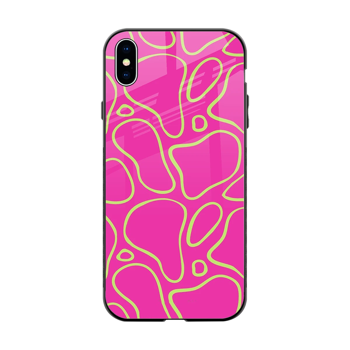 Lush Flow back phone cover | glass case for iphone xs max