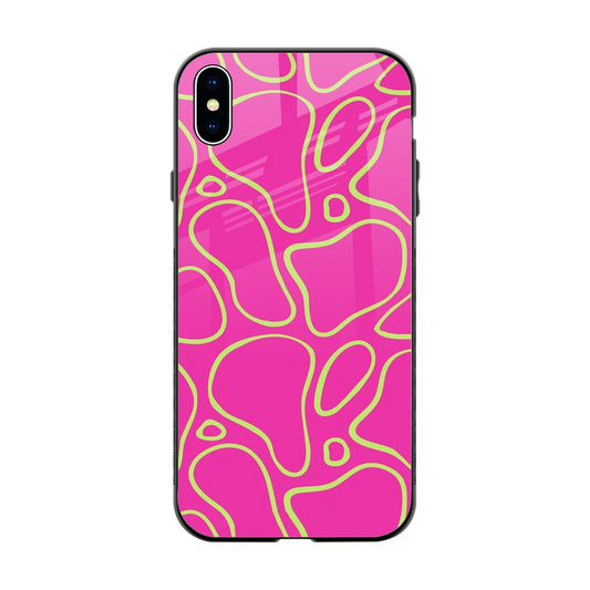Lush Flow back phone cover | glass case for iphone xs max