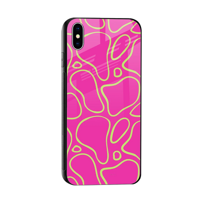 Lush Flow sleek iphone xs max cover with tempered glass back and TPU edges