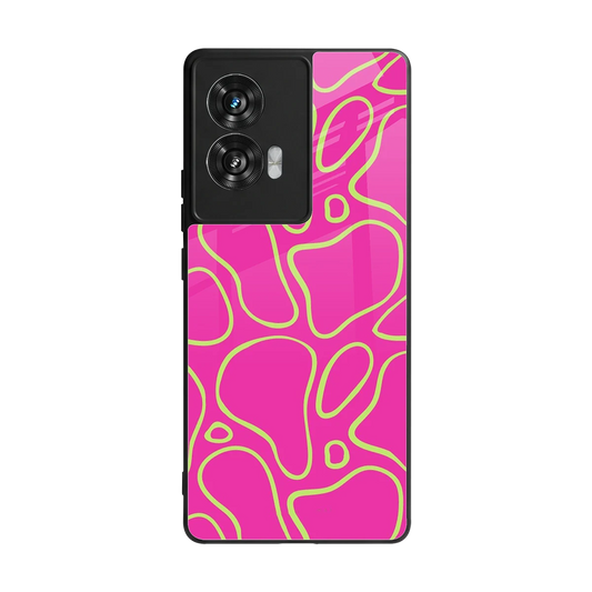 Lush Flow back phone cover | glass case for motorola edge 50 fusion